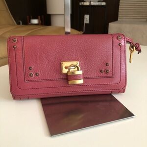 Chloe paddington long wallet